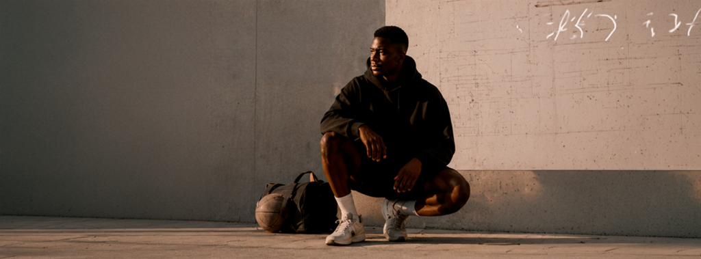 Oversized Manomento hoodie in black